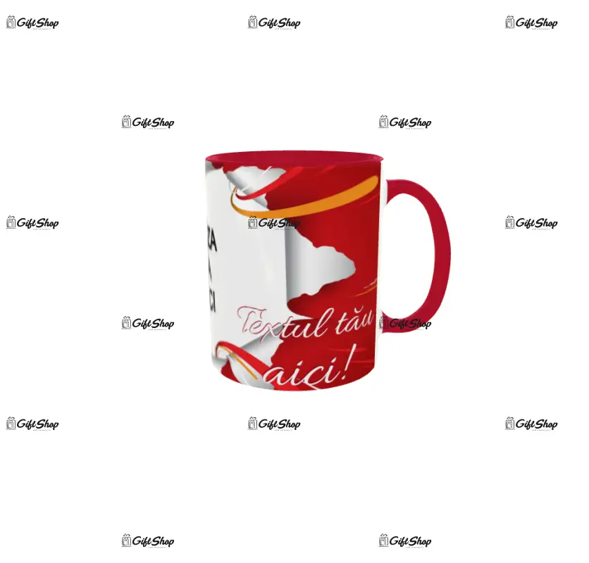 Cana personalizata cu poza si text, 330ml, model 3343